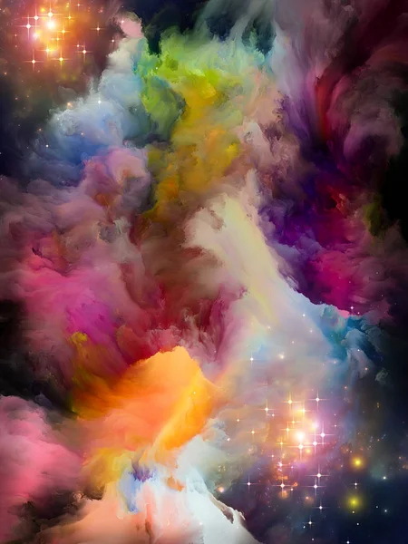 Красочная абстракция облаков — стоковое фото