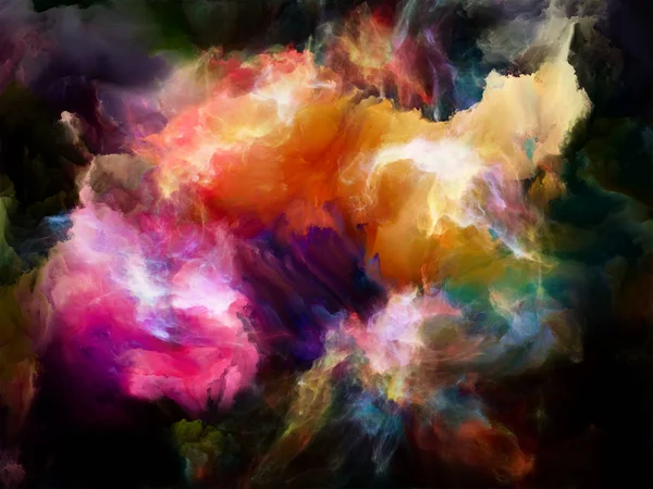 Färgglada moln abstraktion — Stockfoto