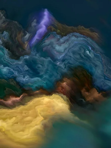 Пофарбовані хмарність — стокове фото