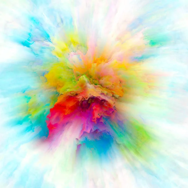Ψηφιακό χρώμα Splash έκρηξη — Φωτογραφία Αρχείου