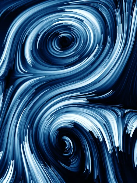 파란색 소용돌이 — 스톡 사진