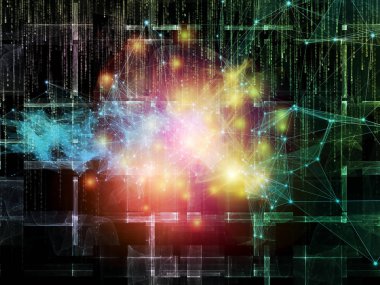 Soyut Dijital Ağ Arka Planı