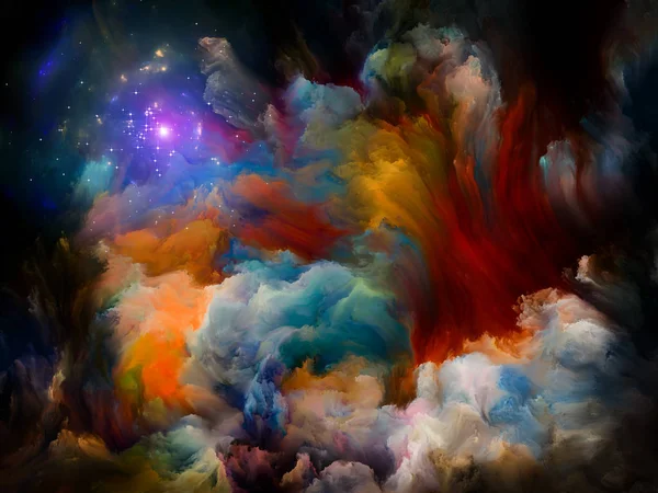 Барвиста хмара абстракції — стокове фото