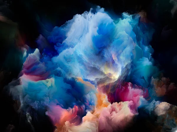 Colorful Cloud Abstraction — Stock Photo, Image