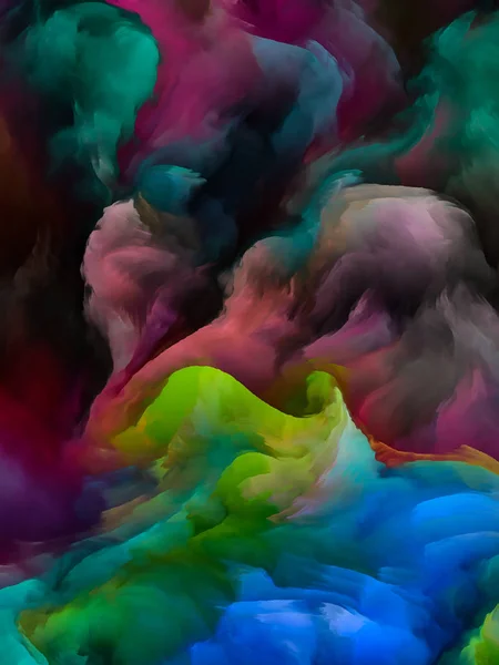 Processing Thick Paint — Stock Photo, Image