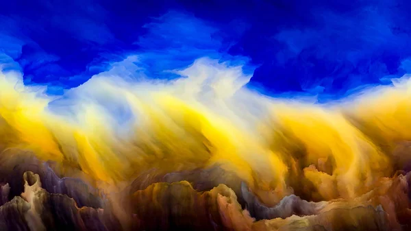 Kleurrijke cloudscape — Stockfoto