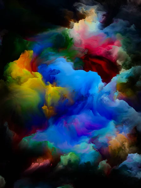 Astrazione nuvola colorata — Foto Stock