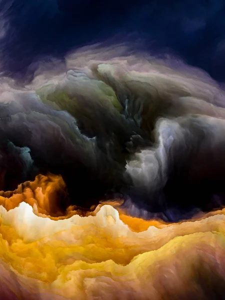 Eleganz der Wolkenlandschaft — Stockfoto