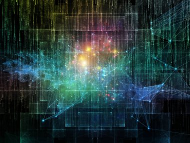 Soyut Dijital Ağ Arka Planı