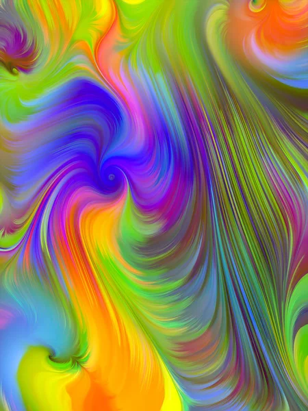 Виртуальный цветовой поток — стоковое фото