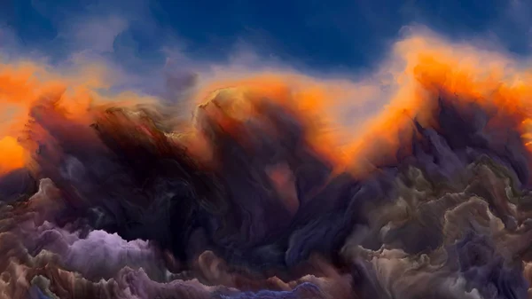 Βασίλεια του σύννεφων τοπίου — Φωτογραφία Αρχείου