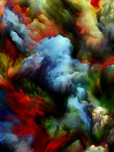 Nuvens abstratas coloridas — Fotografia de Stock