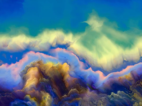 Sinergie del paesaggio nuvoloso — Foto Stock