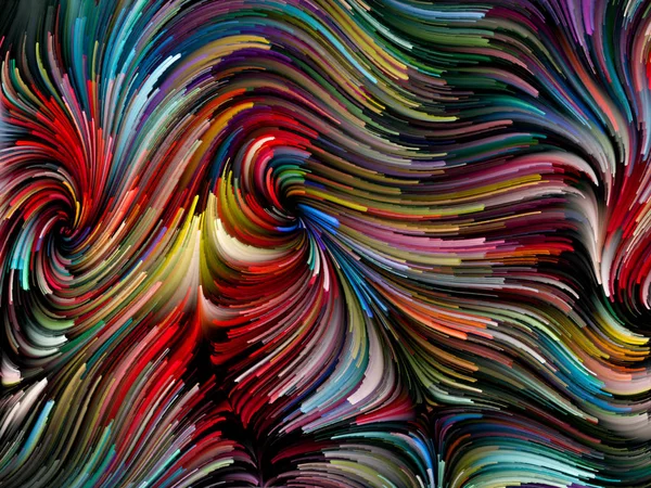 Turbillon de couleur Abstraction — Photo