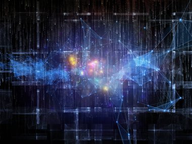 Soyut Dijital Ağ Arka Planı