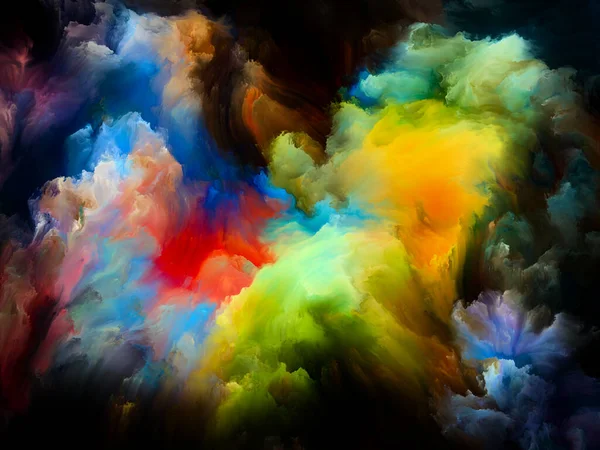 Kleurrijke Cloud abstractie — Stockfoto