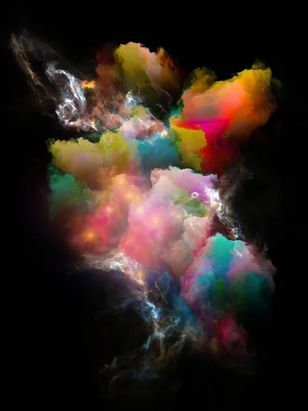 Exploding Color Space — Stock Photo, Image