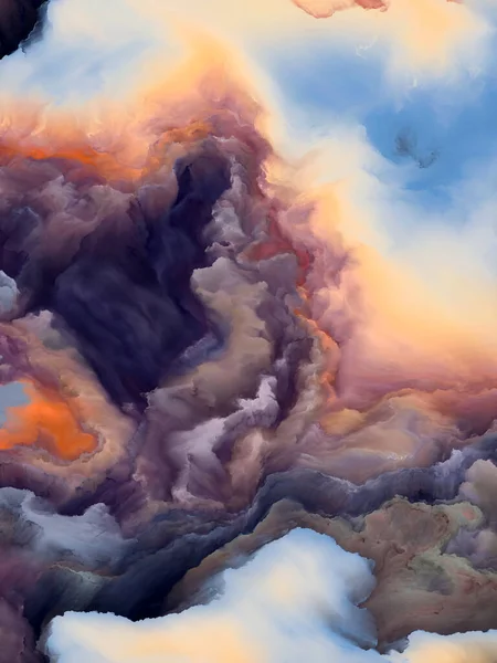 Виртуальные облака — стоковое фото