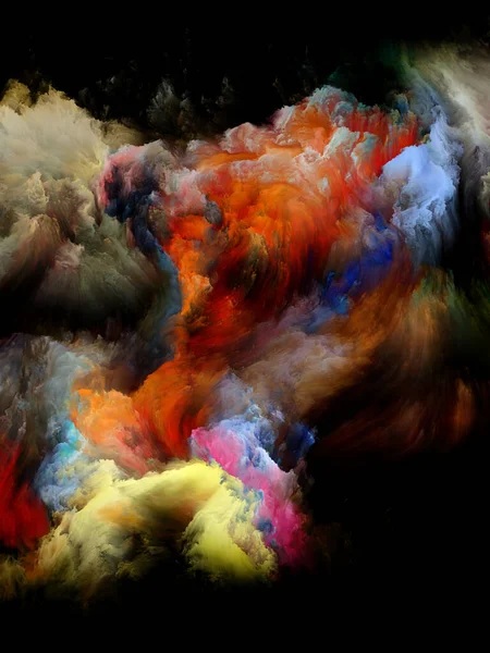 Pintura abstracta colorida — Foto de Stock