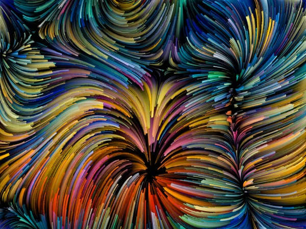 Abstracte kleur Swirls — Stockfoto