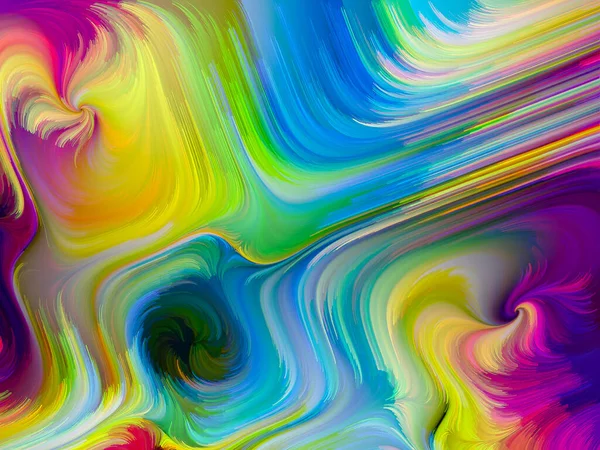 Synergia przepływu kolorów — Zdjęcie stockowe