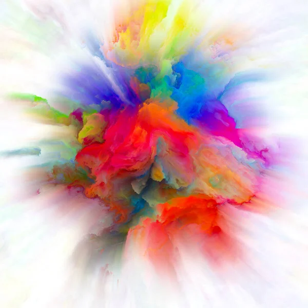 Vibrant Color Splash Explosion — Stock Photo, Image