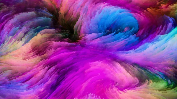 Renkli boya işleme — Stok fotoğraf