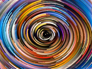 Renkli Tekerlek Girdabı