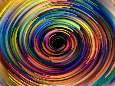 Renkli Tekerlek Girdabı