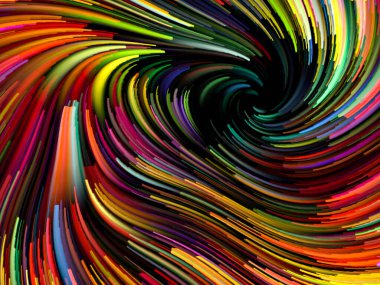 Renkli Tekerlek Girdabı