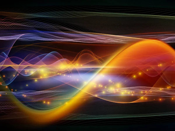 Reality of Light Wave — Stock Photo, Image