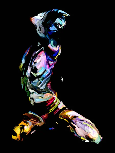 Painted Figure — Stock Photo, Image