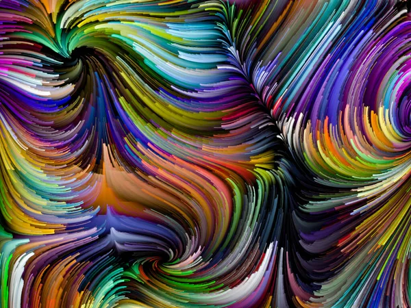 Redemoinhos de cores abstratas — Fotografia de Stock