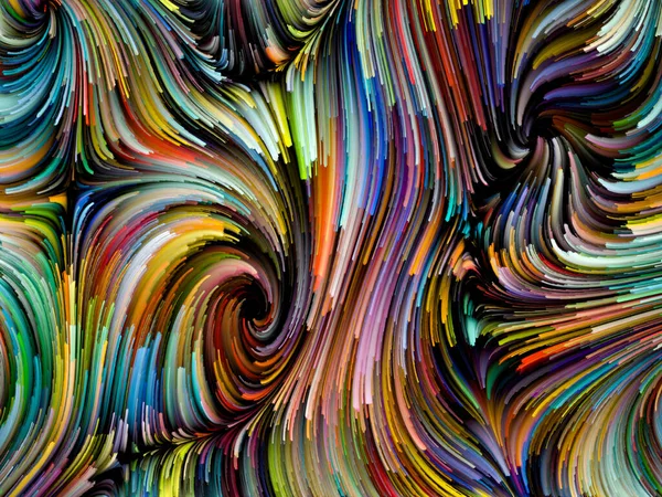 Farbwirbel-Abstraktion — Stockfoto