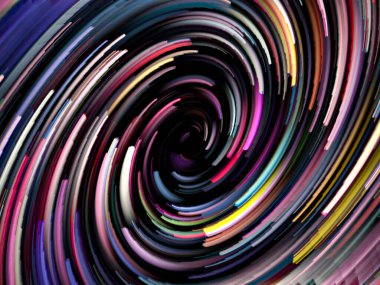 Renkli Tekerlek Girdabı