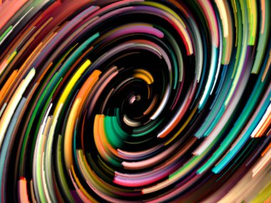 Renkli Tekerlek Girdabı