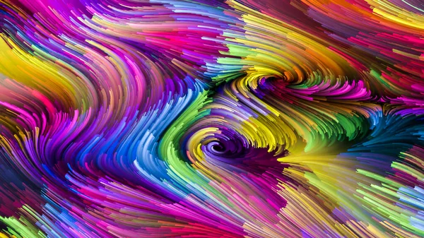 Colorful Paint Illusions — Stock Photo, Image