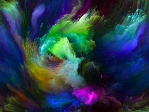 Unfolding of Color Motion — Stock Photo, Image