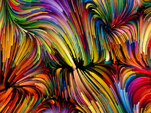 Turbillons de couleur abstraits — Photo