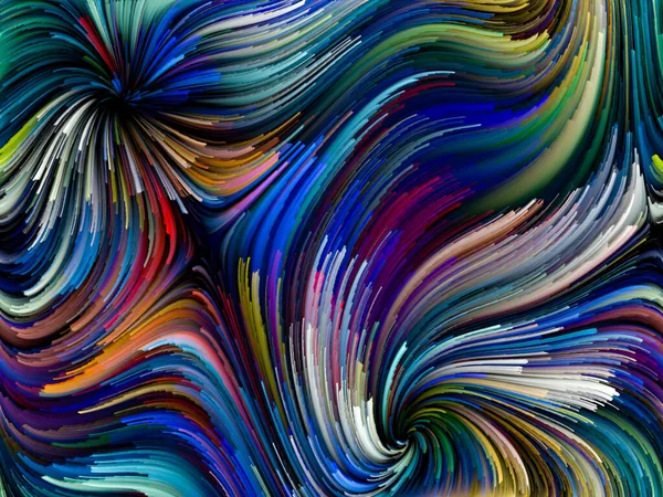 Kolor Swirl Abstrakcja — Zdjęcie stockowe