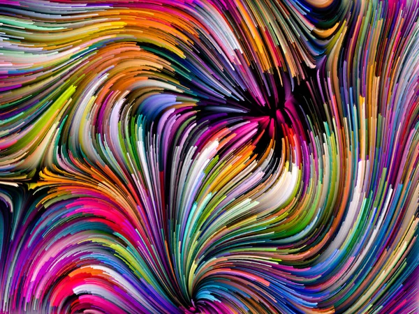 Kleur Swirl-abstractie — Stockfoto