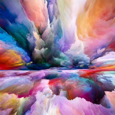 Çoklu Renkli Peyzaj. 