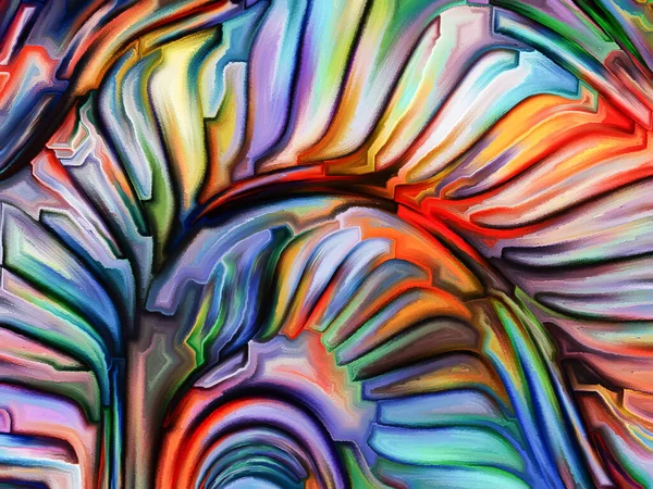 Farbmuster Serie Hintergrund Bemalter Glasmalerei Zum Thema Fantasie Kreativität Und — Stockfoto