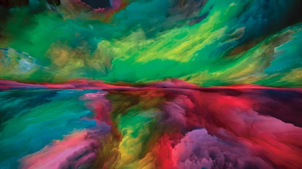 Multicolor Landscape Série Color Dreams Tvůrčí Uspořádání Barev Textur Gradientních — Stock fotografie