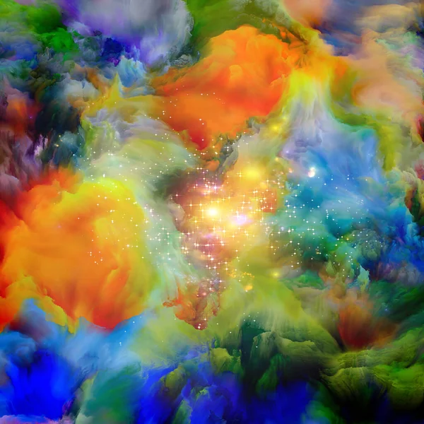 Ζωγραφική Κίνηση Σειρά Color Dream Σύνθεση Κλίσεων Και Φασματικών Αποχρώσεων — Φωτογραφία Αρχείου