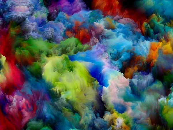 Movimiento Multicolor Serie Color Dream Fondo Gradientes Matices Espectrales Para — Foto de Stock