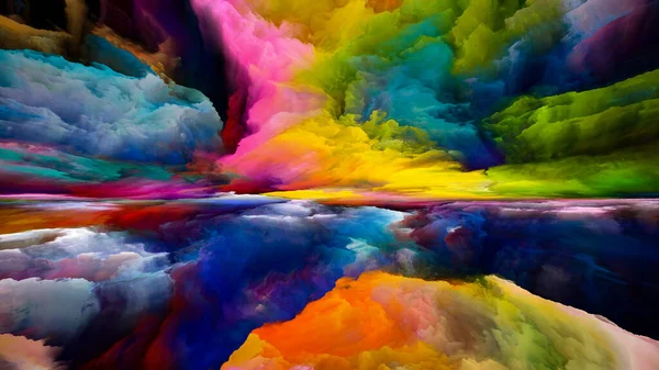 Страна Света Серия Реальности Реальности Дизайн Выполненный Сюрреалистических Цветов Текстур — стоковое фото