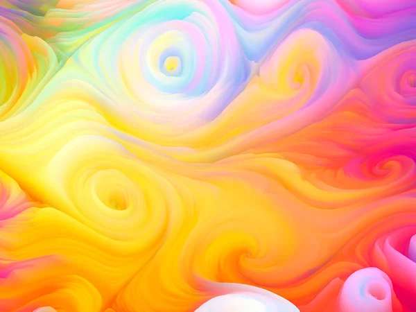 Serie Tormenta Color Representación Del Movimiento Espuma Virtual Para Servir —  Fotos de Stock