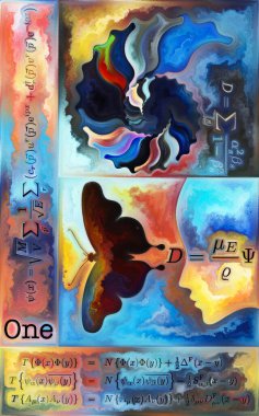 Inner Encryption series. Interplay of abstract organic forms, symbols, art textures and colors on subject of hidden meanings, sacred life, drama, poetry, mysticism and art. clipart