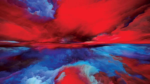 Спектральные Горы Серия Реальности Реальности Фоновая Композиция Сюрреалистических Красок Текстур — стоковое фото